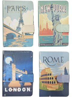   City notesz, A/6, 9x14cm, mágneses záródással, vonalas, többféle változat