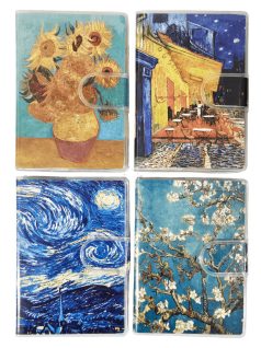 Van Gogh notesz, A/7, vonalas, többféle változat (301703)