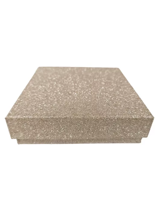 Ékszerdoboz, 9x9cm, rosegold