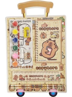 Kapibara írószer, suli szett, 9 db-os (festékkel)