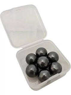   Mágneses golyók, 7 db/szett, kb. 1 cm-es, műanyag dobozban