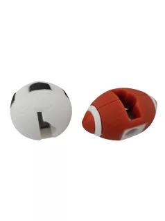 Labda formájú hegyezők, egylyukú, kb. 3-4 cm, többféle