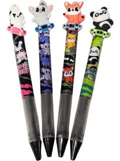   Radírozható zseléstoll, deszkás állatok, többféle változat