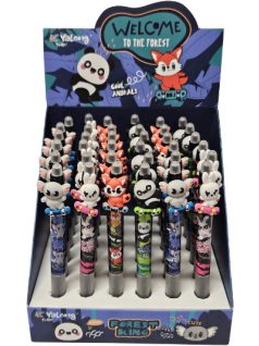   Radírozható zseléstoll, deszkás állatok, többféle változat