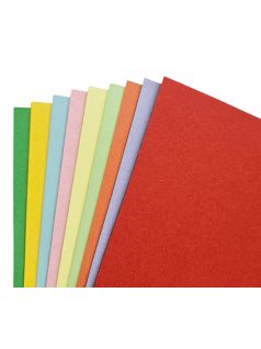 Színes papírok, A/4, 80 g, 9 szín, 100 lap/cs