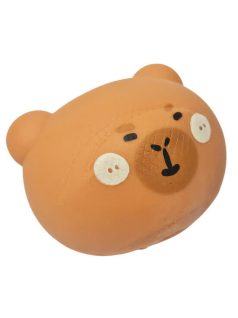 Kapibara fej stresszlabda 8x6cm-es, hálós tartóban