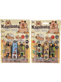   Kapibara mini gördeszka készlet (9x2,5cm), 3 db-os, többféle változat