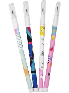   Tolóbetétes ceruza készlet, nonfiguratív mintájú (016-3), 4 db/szett