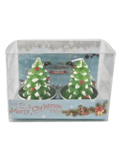 Karácsonyi gyertya, különféle formájú, 2 db/szett