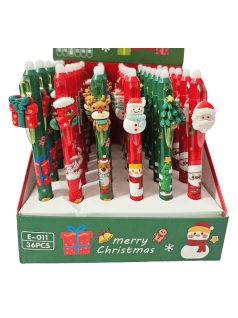   Karácsonyi zseléstoll, radírozható, 0,5mm, E-011, többféle változat