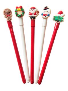   Zseléstoll, 5 féle karácsonyi formával, piros vagy fehér test