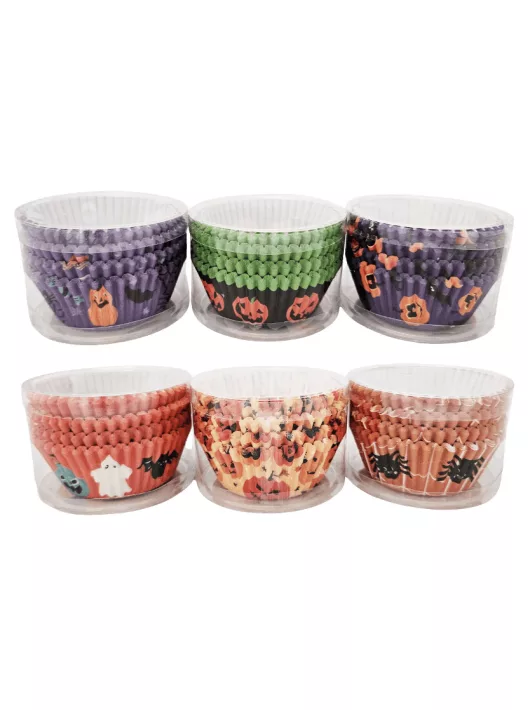 Halloween muffinpapír, 12 db/csomag, többféle változat