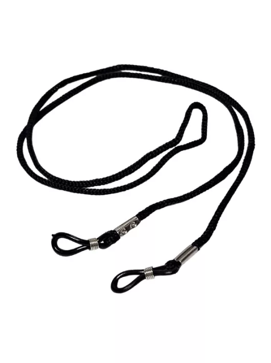 Szemüvegzsinór, fekete