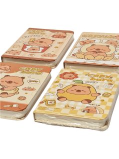 Kapibara notesz, A/7, keményfedeles, többféle változat