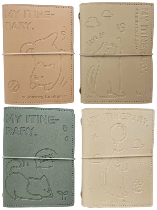 Állatos notesz, A/6, 10x14cm, 4 féle (cicás vagy kutyás)