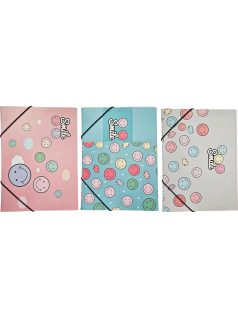 Smiley, emoji gumis mappa A/4, (ICU-8052), 3 féle