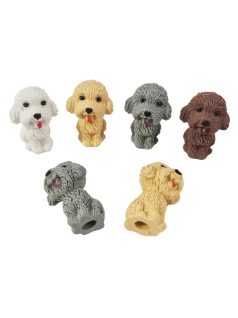   Radír ceruza végére, kutyás, kb. 2,5x3,5cm, ER-6396, 4 féle