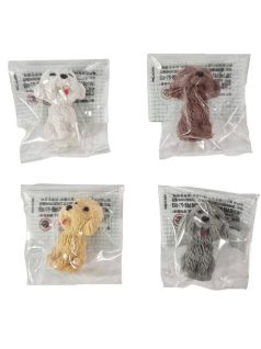   Radír ceruza végére, kutyás, kb. 2,5x3,5cm, ER-6396, 4 féle