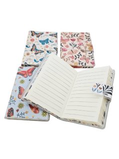   Lepkés notesz, A/7, 7,5x10,5cm, tépőzáras záródással, vonalas, többféle változat (1500-23)