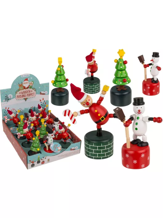 Karácsonyi fa mozgó figura, retro játék, többféle