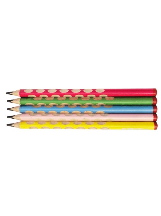 Grafitceruza HB, Yalong YL221317, vastag, ergonómikus, háromszög test, többféle változat