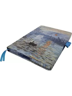   Claude Monet keményfedeles notesz, napló A/5, 14,5x21cm, vonalas, többféle változat (7200-2)