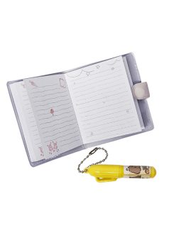 Kapibara notesz tollal, 5,7x7cm, többféle változat