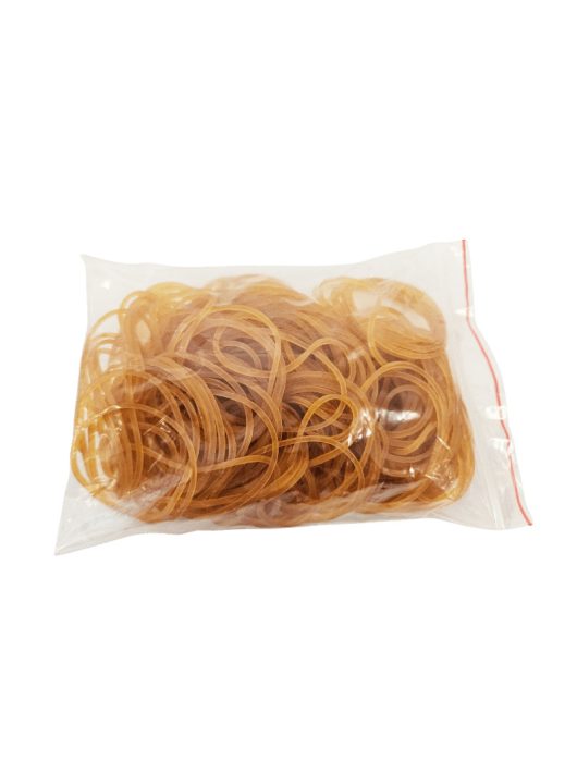 Gumigyűrű, sárga, 90g/csomag