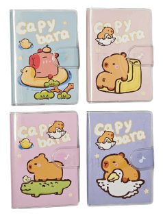   Kapibara notesz, A/7, tépőzáras záródással, többféle változat (995595)