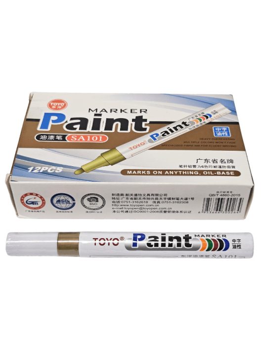 Lakkmarker, lakkfilc, SA101, arany