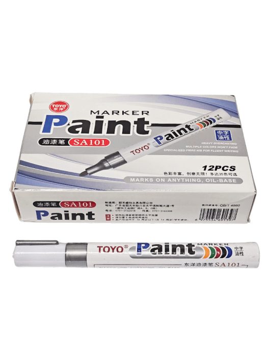 Lakkmarker, lakkfilc, SA101, ezüst