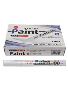 Lakkmarker, lakkfilc, SA101, fehér