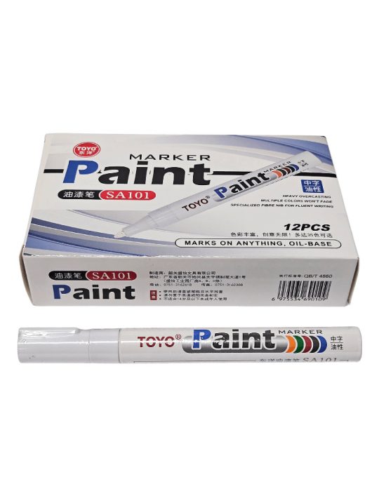 Lakkmarker, lakkfilc, SA101, fehér