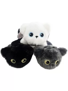   Illatos, cica plüssfigurák, 3 féle színben, 18 cm hosszú