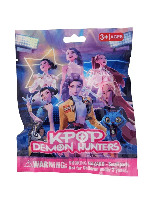 K-POP Démonvadászok zsákbamacska figura tasakban, kb. 10 cm-es