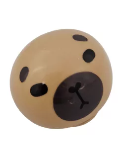   Kapibara stresszlabda, squishy, kb. 5 cm-es, átlátszó tasakban