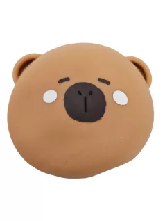   Kapibara stresszlabda, squishy, kb. 7 cm-es, átlátszó tasakban