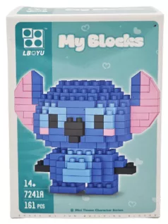   Építőkocka készlet, mikroblokk, My Blocks, Stitch (7241A), 161 db-os, 14+