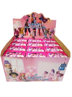   K-POP Démonvadászok, zsákbamacska figura dobozban, kb. 10 cm-es