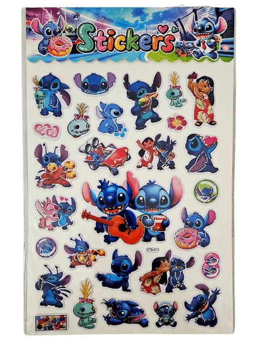 Stitch pufi matrica 18x25cm