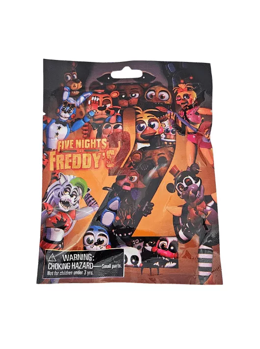 Five Nights at Freddy zsákbamacska figura tasakban, kb. 10 cm-es