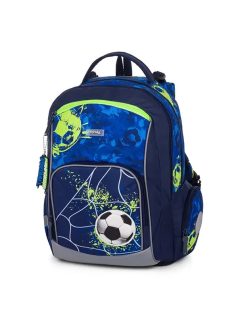   Focis ergonómikus hátizsák, iskolatáska tolltartóval és tornazsákkal, OXY GO, kék