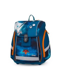   Space mágneszáras ergonómikus iskolatáska tolltartóval és tornazsákkal, Premium Light, Mars, kék