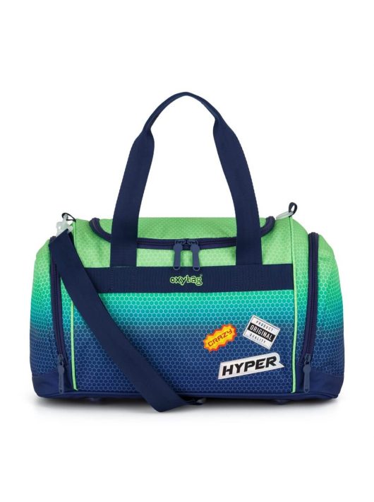 Oxybag sporttáska, 48x28x22cm, Ombre Blue, kék-zöld