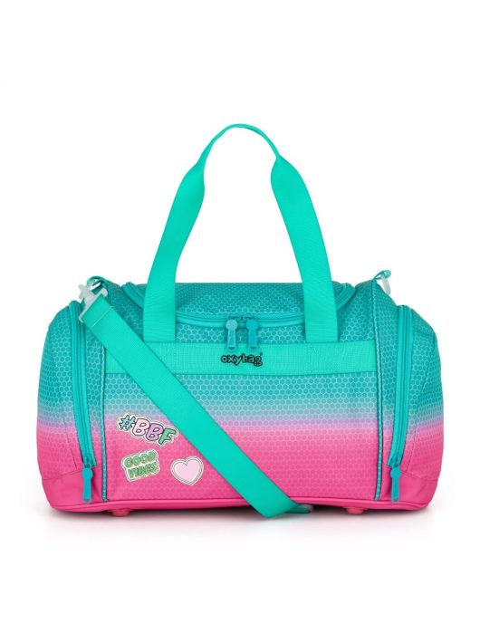 Oxybag sporttáska, 48x28x22cm, Ombre Pink, rózsaszín-zöld