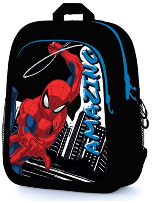 Pókember hátizsák, 2 rekeszes, 30x22x10cm, Amazing Spiderman