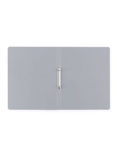   Műanyag gyűrűskönyv A/4, 2 gyűrűs, PASTELINI, pasztell szürke