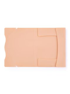 Műanyag gumis mappa A/4, PASTELINI, pasztell barack