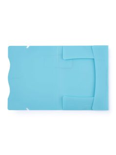 Műanyag gumis mappa A/4, PASTELINI, pasztell kék