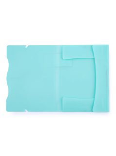 Műanyag gumis mappa A/4, PASTELINI, pasztell zöld